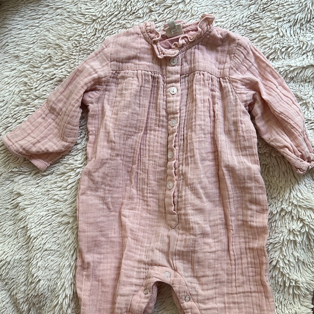 Bonton cotton gauze baby jumper